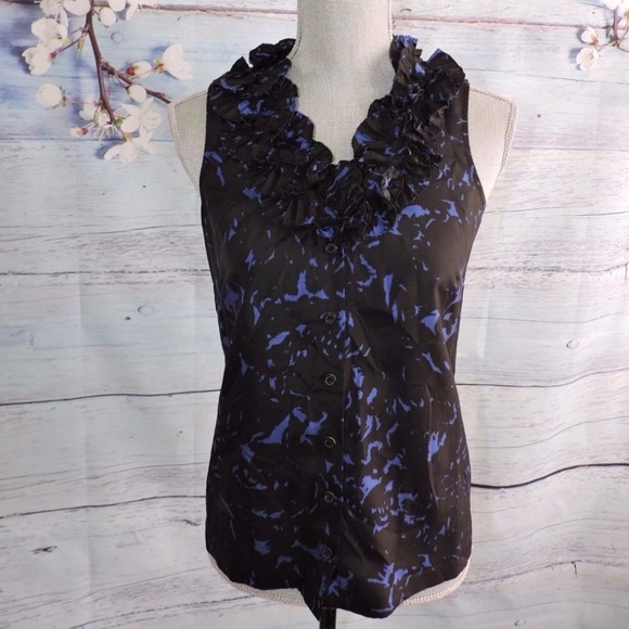 J Crew Factory Silk Blouse - Picture 2 of 6